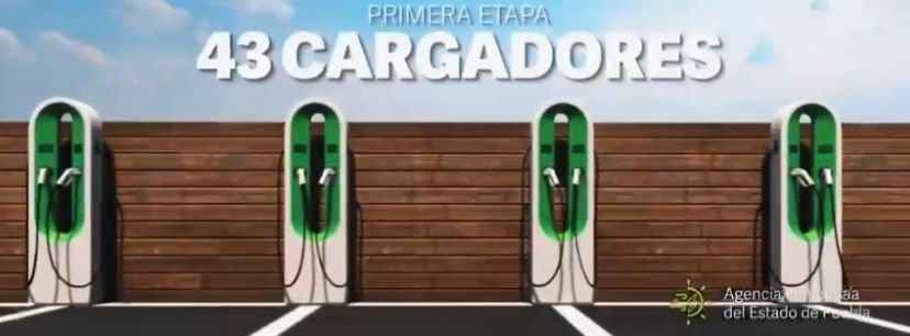 Habrá 43 cargadores eléctricos en Puebla