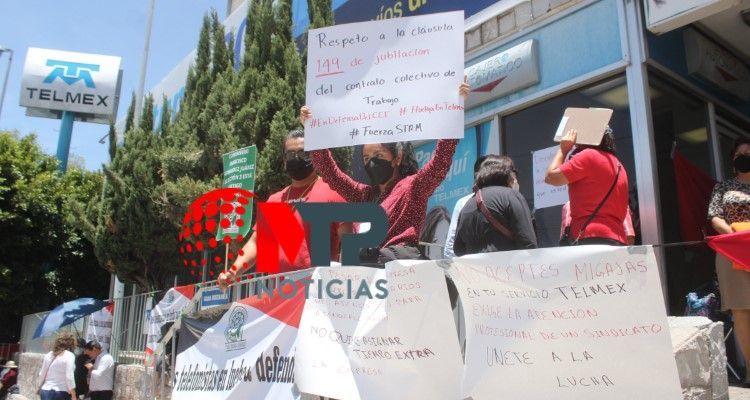 Huelga de Telmex en Puebla