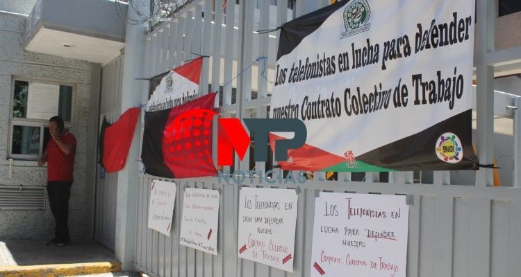 Huelga de Telmex en Puebla