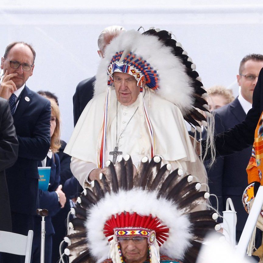 Papa pide perdón a indígenas de Canadá