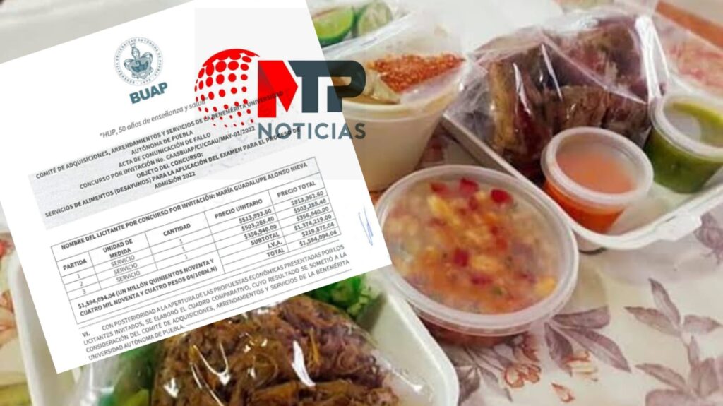 Transparenta BUAP gasto de 3.1 millones en comidas durante examen