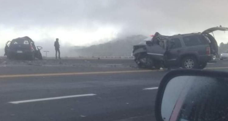 Choque en la autopista Teziutlán-Virreyes