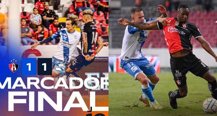 Club Puebla empata contra Atlas
