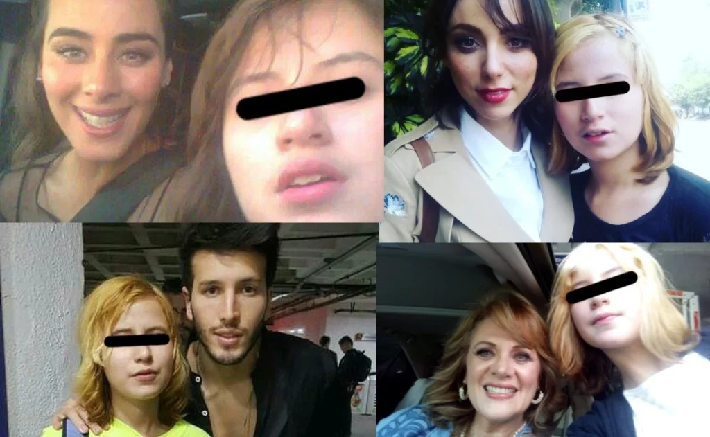 las fotos con famosos que tenia Karla, joven que asesino a su madre y tio