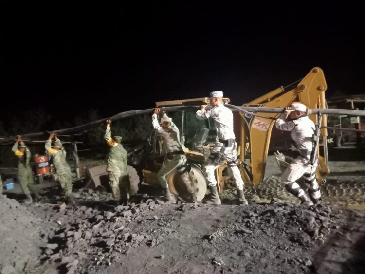Se derrumba mina en Coahuila