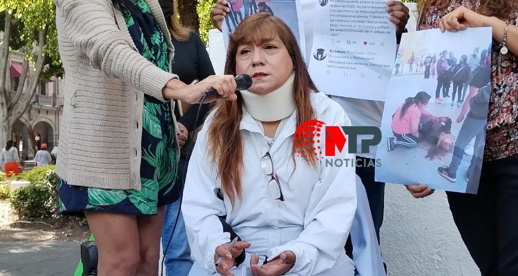 Mujer agredida por operadora de Claudia Rivera