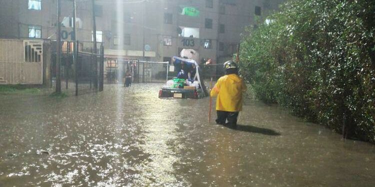 Lluvia de este sábado 24 de septiembre/ Redes sociales 