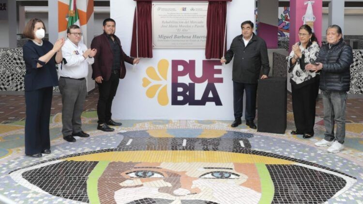 Reinauguración de Mercado El Alto en Puebla