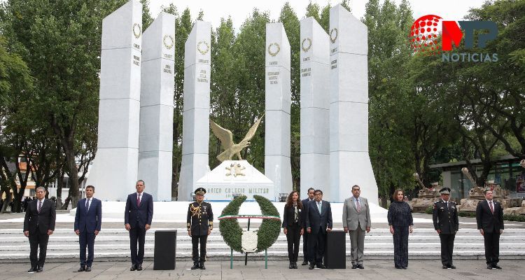 Barbosa reconoce servicio del Ejército durante conmemoración de los Niños Héroes de Chapultepec
