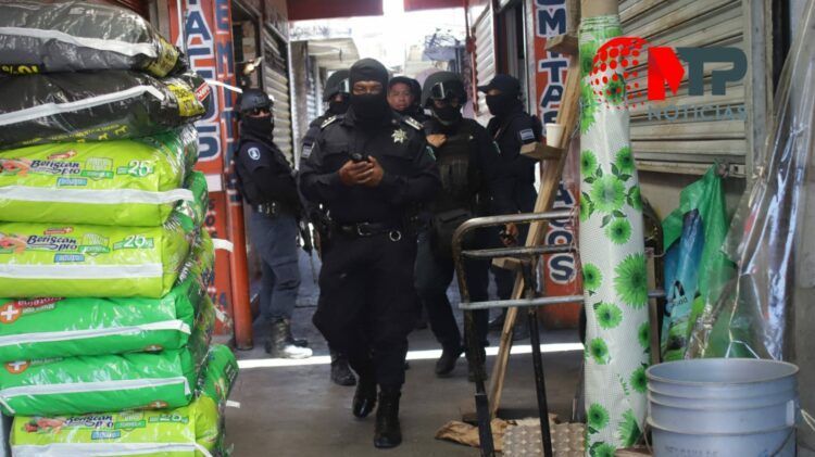 Mercados se volvieron centros de extorsión y drogas en Puebla, detienen a 60 en este 2022