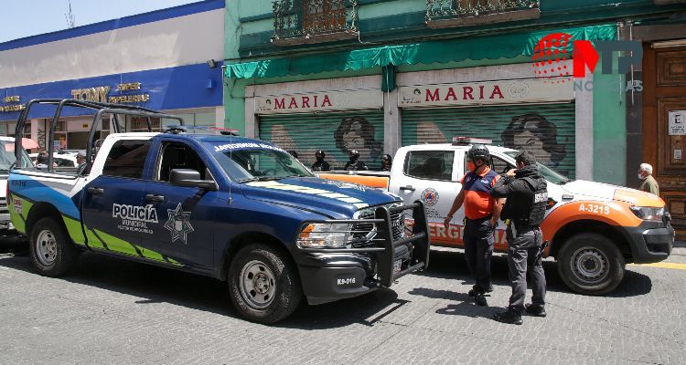 Decomisan pirotecnia durante operativos en Centro histórico de Puebla, previo al Grito