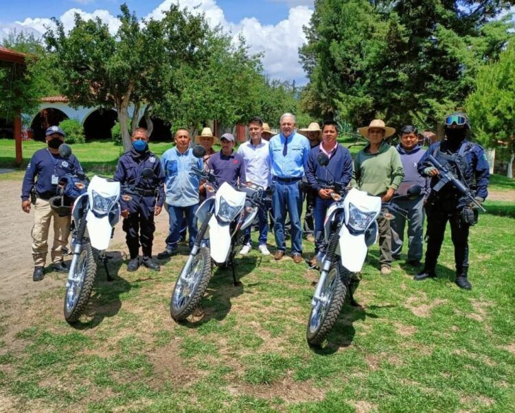 Uniformes de policías de Chiautzingo