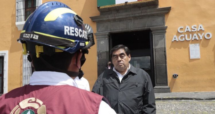 Sismo se percibe en 104 municipios de Puebla, solo crisis nerviosa: gobernador