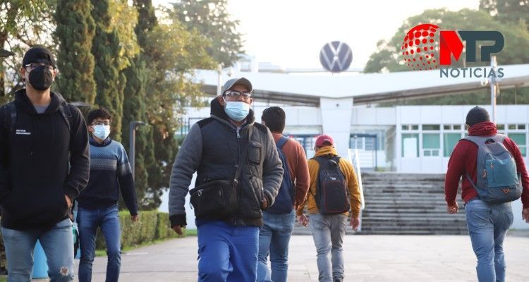 Trabajadores de Volkswagen en Puebla