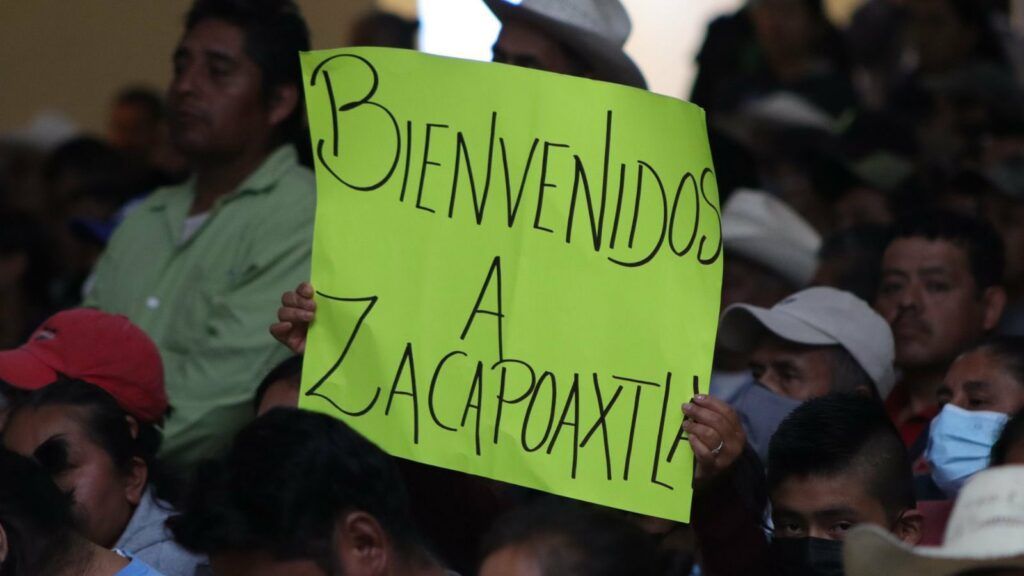 'Corcholatas' barbositas apoyan a Sheinbaum en evento en Puebla 1