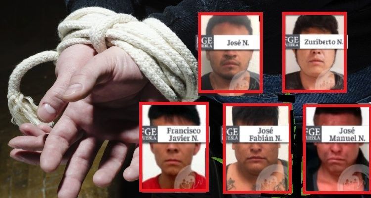 Banda de secuestradores sentenciados en Puebla