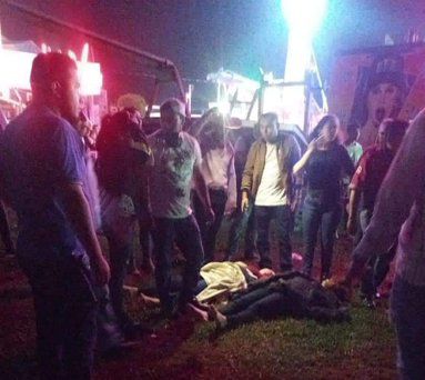 Juego de sillas voladoras se desploma en Guerrero, hay 25 lesionados
