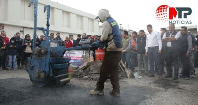 Gobierno de Eduardo Rivera invertirá 38.6 MDP para tapar 40 mil baches en Puebla