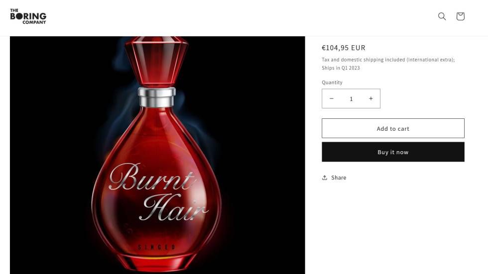 Elon Musk lanzará perfume con olor a "cabello quemado", cada botella cuesta 100 dólares