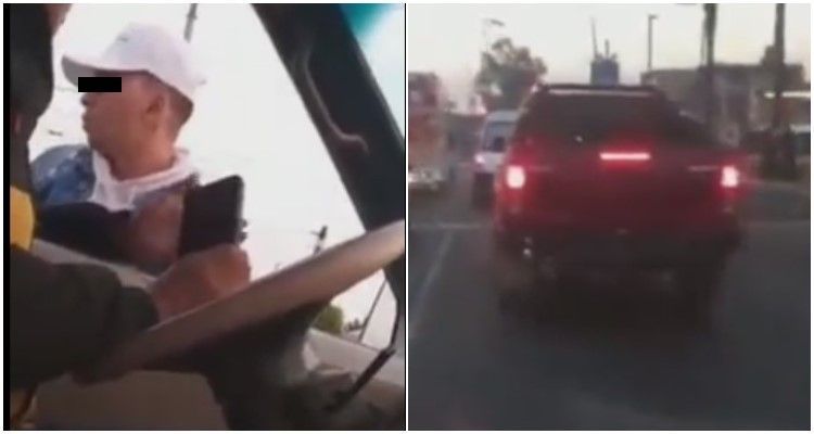 Montachoques en Puebla: colombianos amenazan a cholulelteca tras chocar con su auto