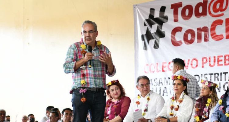 "A sanar a Puebla": doctor Martínez en evento de 'corcholatas' por la gubernatura