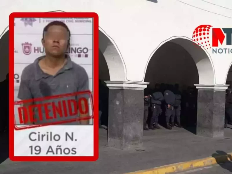 Cirilo asaltó al hijo de una mujer en Huejotzingo, ya fue detenido