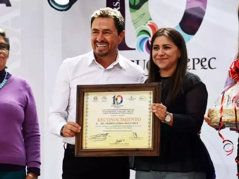 Felicito a Tlatlauquitepec por su apertura y defensa de la igualdad Olimpia Coral