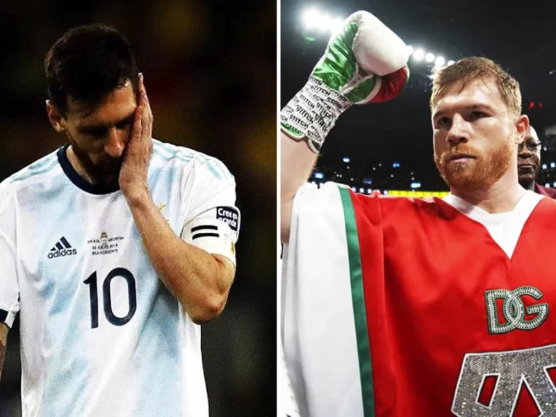 Canelo a Messi por pisar playera de México: “que pida a Dios que no lo encuentre”