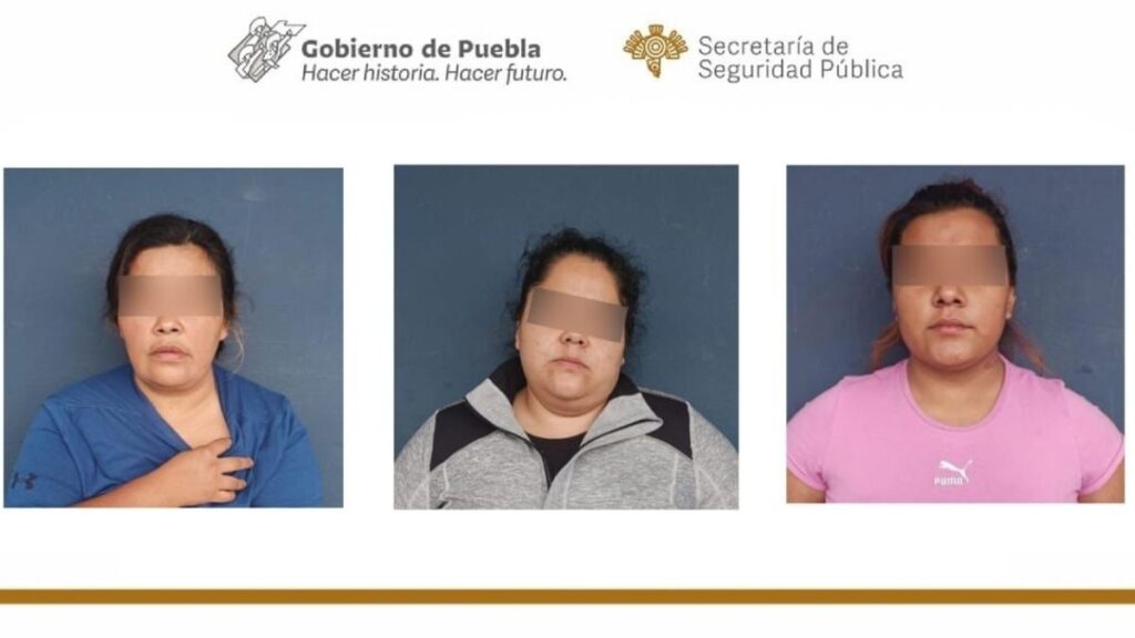 Caen Brenda, Erika y Angélica por tráfico de 49 personas en Puebla