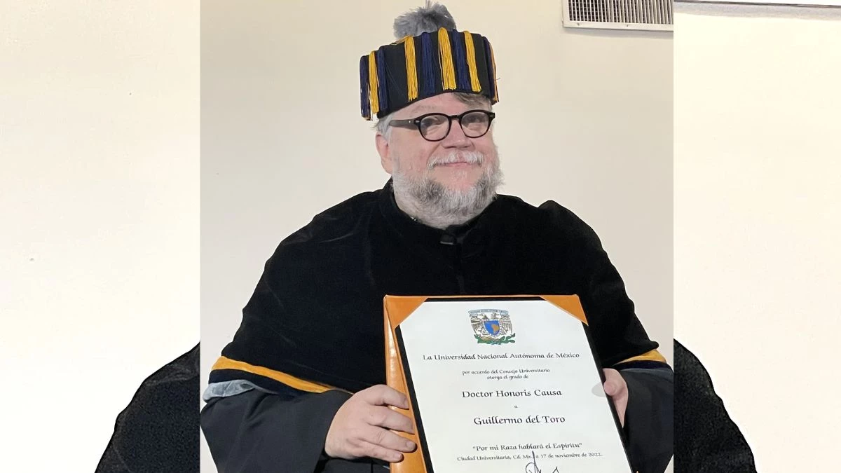 UNAM entrega Doctorado Honoris Causa al cineasta Guillermo del Toro