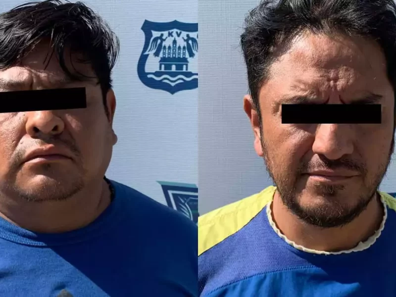 Caen dos 'montachoques' en Puebla intentaron extorsionar a un automovilista