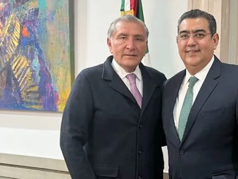 Segio Salomón se reúne con Adán Augusto para tratar temas de interés para Puebla