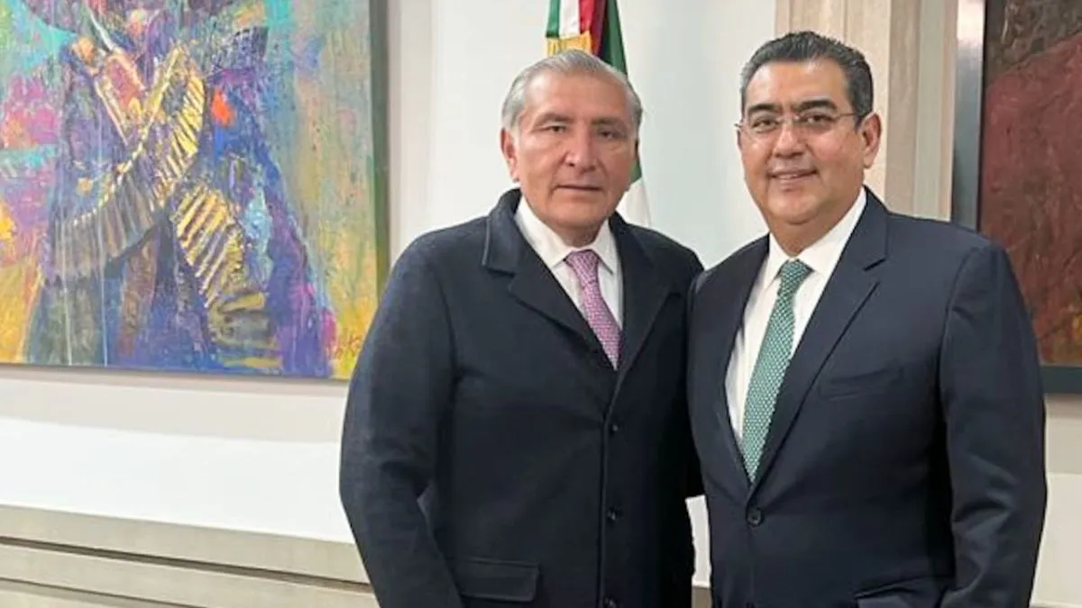 Segio Salomón se reúne con Adán Augusto para tratar temas de interés para Puebla