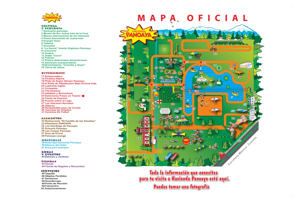 Hacienda Panoaya mapa