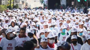 Sheinbaum aplaude movilización en Puebla a favor de la 4T