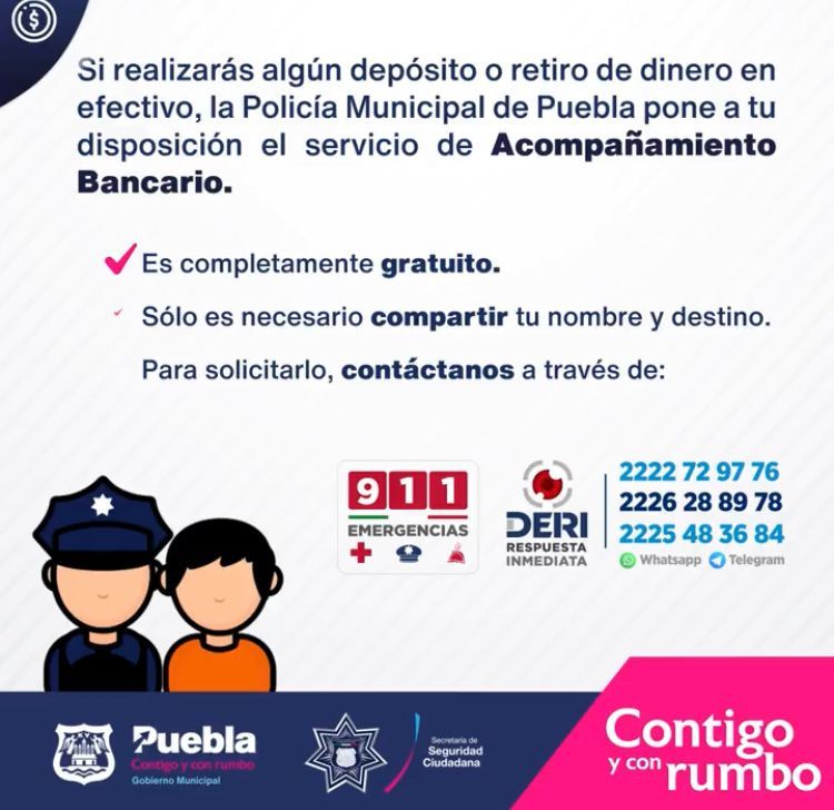 ¿Dónde y cómo pido acompañamiento bancario en Puebla?