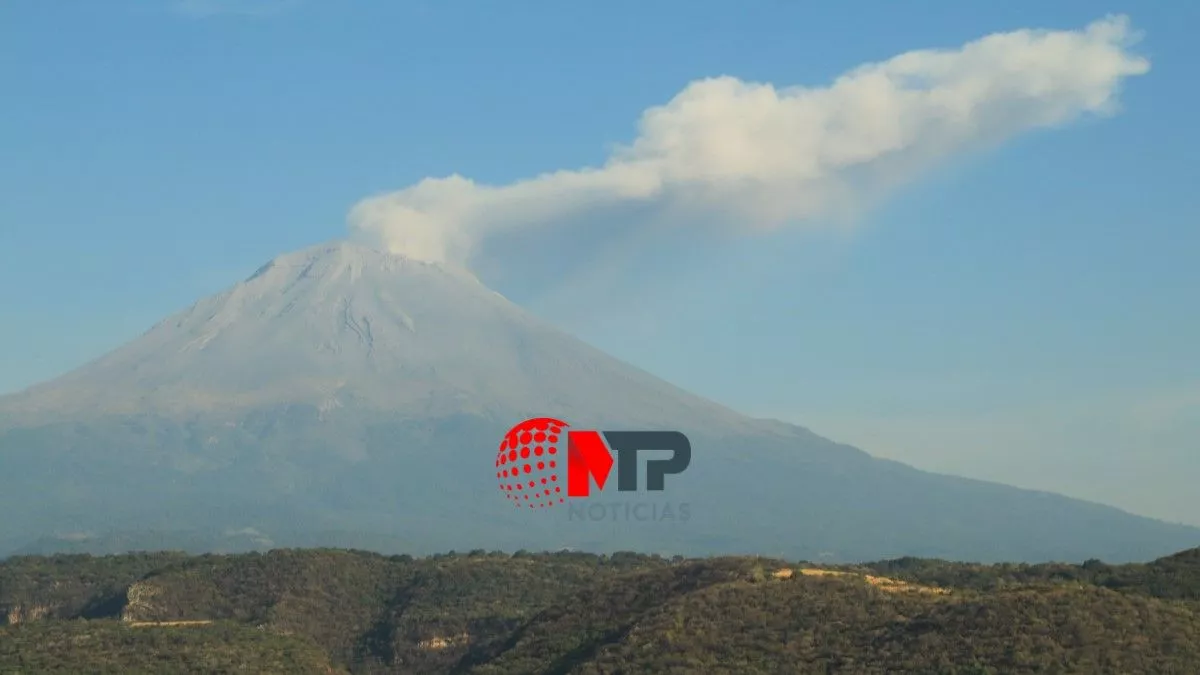 Volcán Popocatépetl: registra explosiones y se prevé caída de ceniza en Puebla