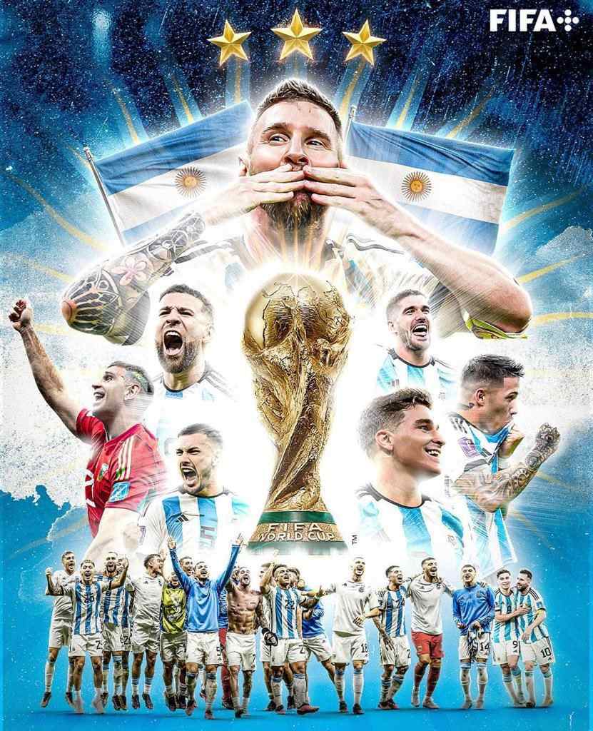 Con Messi, Argentina es campeón del mundo en Qatar 2022