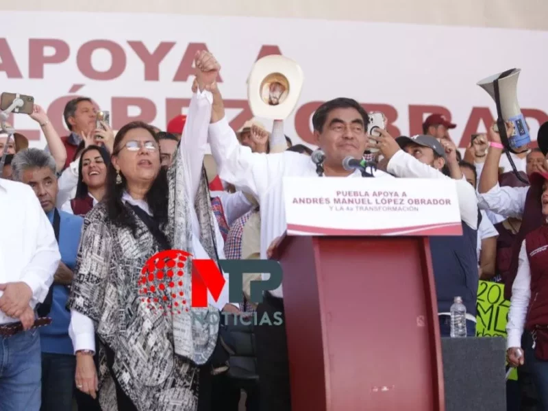 "La mayoría está de este lado chingao": Barbosa muestra músculo político a AMLO en Puebla