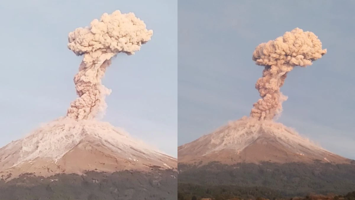 Explosión del Popocatépetl cimbra puertas y ventanas