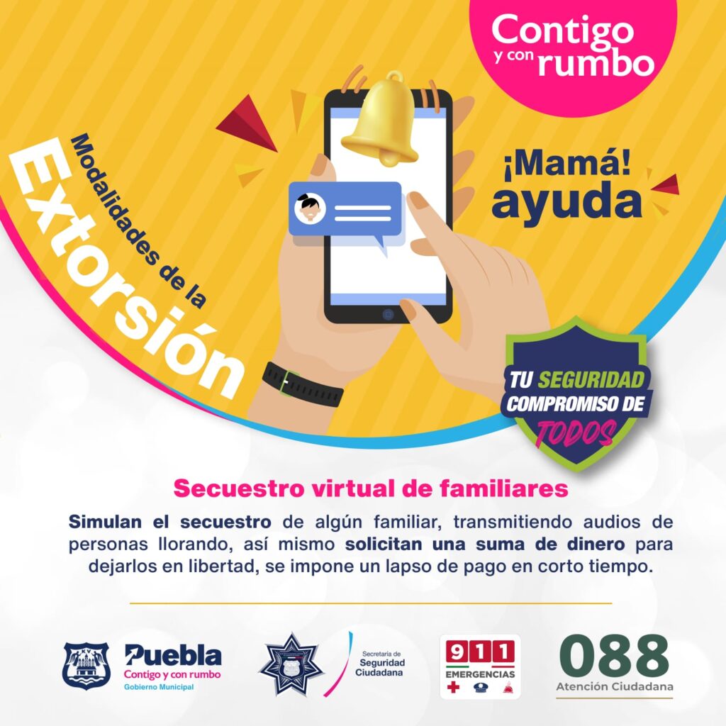 ¿Qué hacer y cómo denunciar una extorsión telefónica en Puebla?