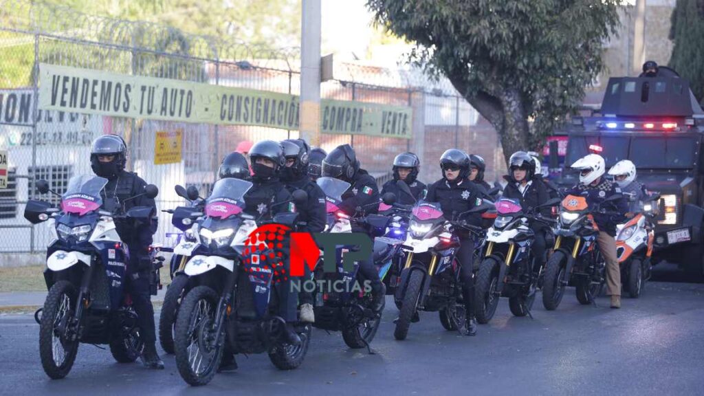 Inicia operativo Guadalupe-Reyes en Puebla capital con mil 300 policías