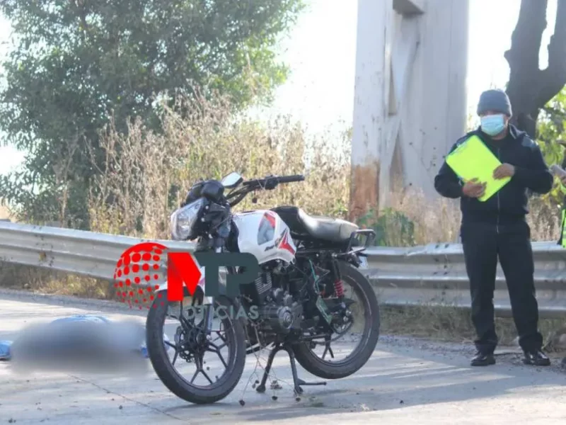 Mañana accidentada: mueren dos motociclistas en Puebla