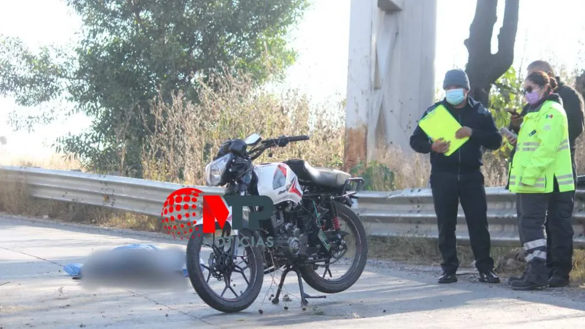 Mañana accidentada: mueren dos motociclistas en Puebla