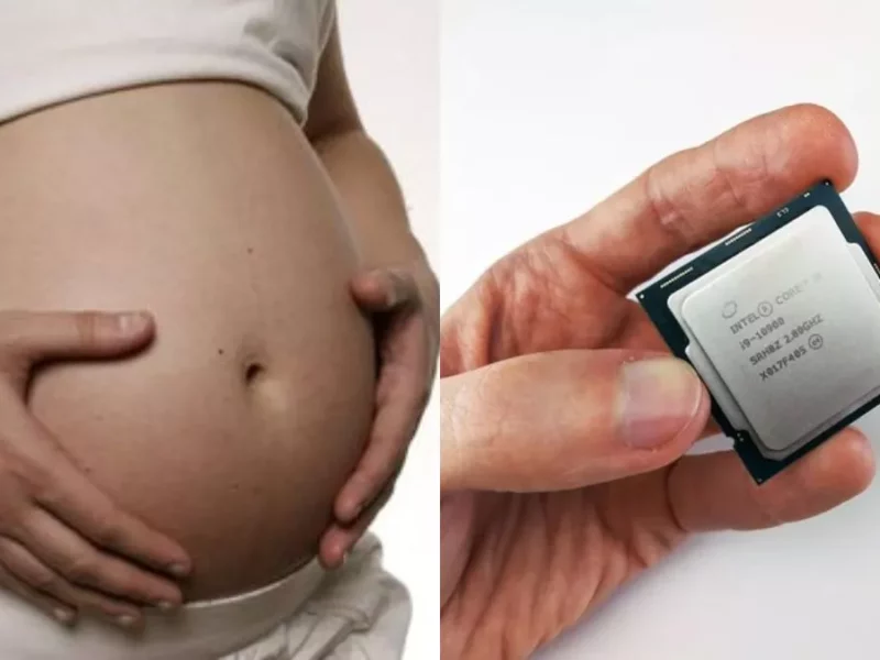 Finge estar embarazada para ingresar smartphones y procesadores al 'mercado negro'
