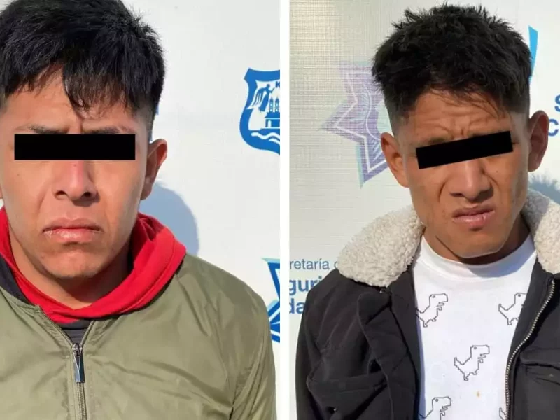 Caen dos de la banda de 'Los Clavijero', por robo de vehículo en Puebla