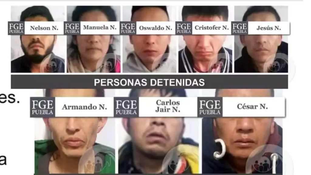 Ellos son los 8 detenidos relacionados con el hombre calcinado en el mercado Independencia