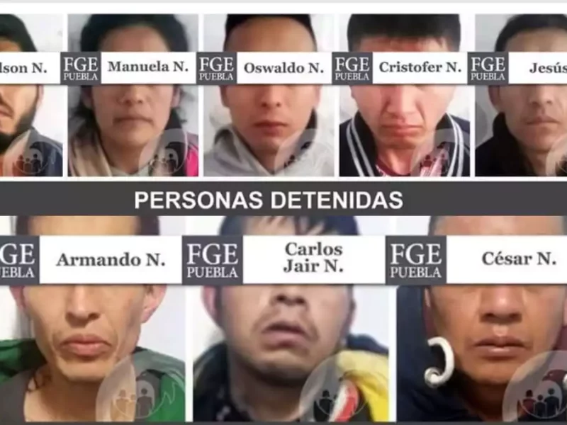 Ellos son los 8 detenidos relacionados con el hombre calcinado en el mercado Independencia