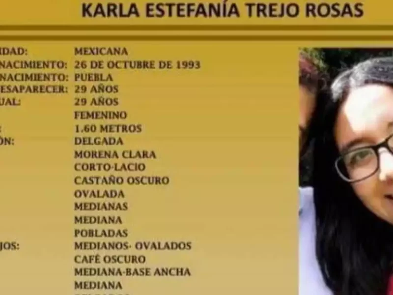 Karla Estefanía lleva una semana desaparecida en Cuautlancingo
