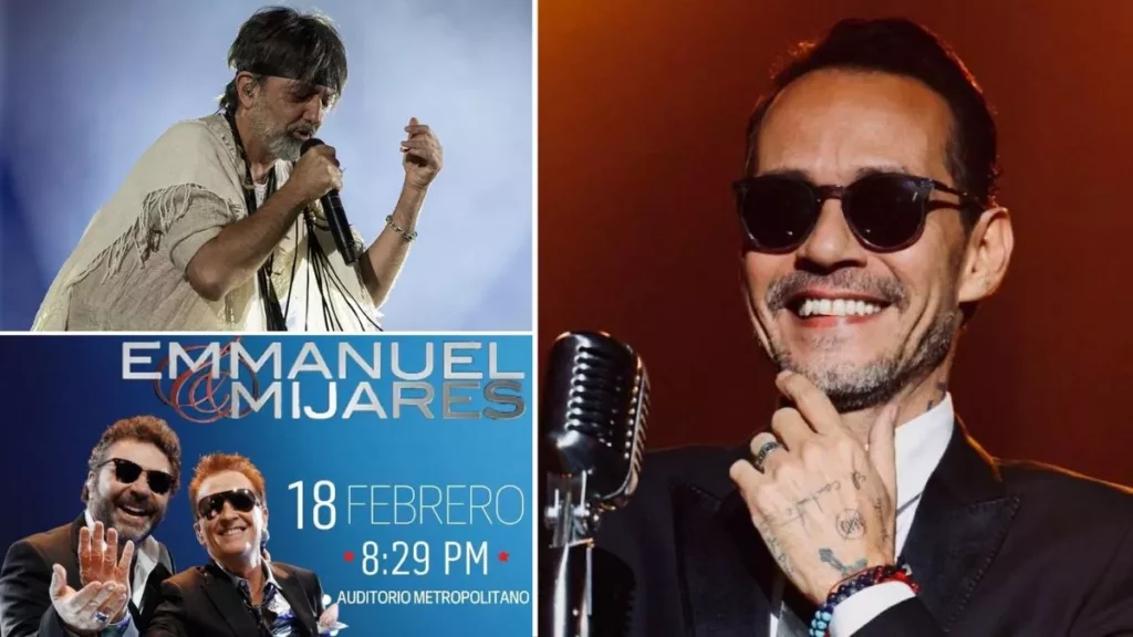 Marc Anthony, Babasónicos y más los conciertos en Puebla en 2023
